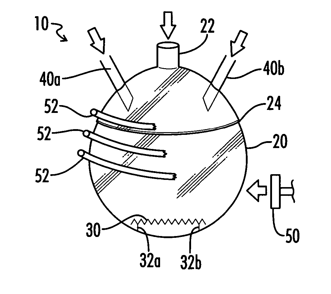 Process for the use of metal carbonyls for the production of nano-scale metal particles formed of non-noble metals