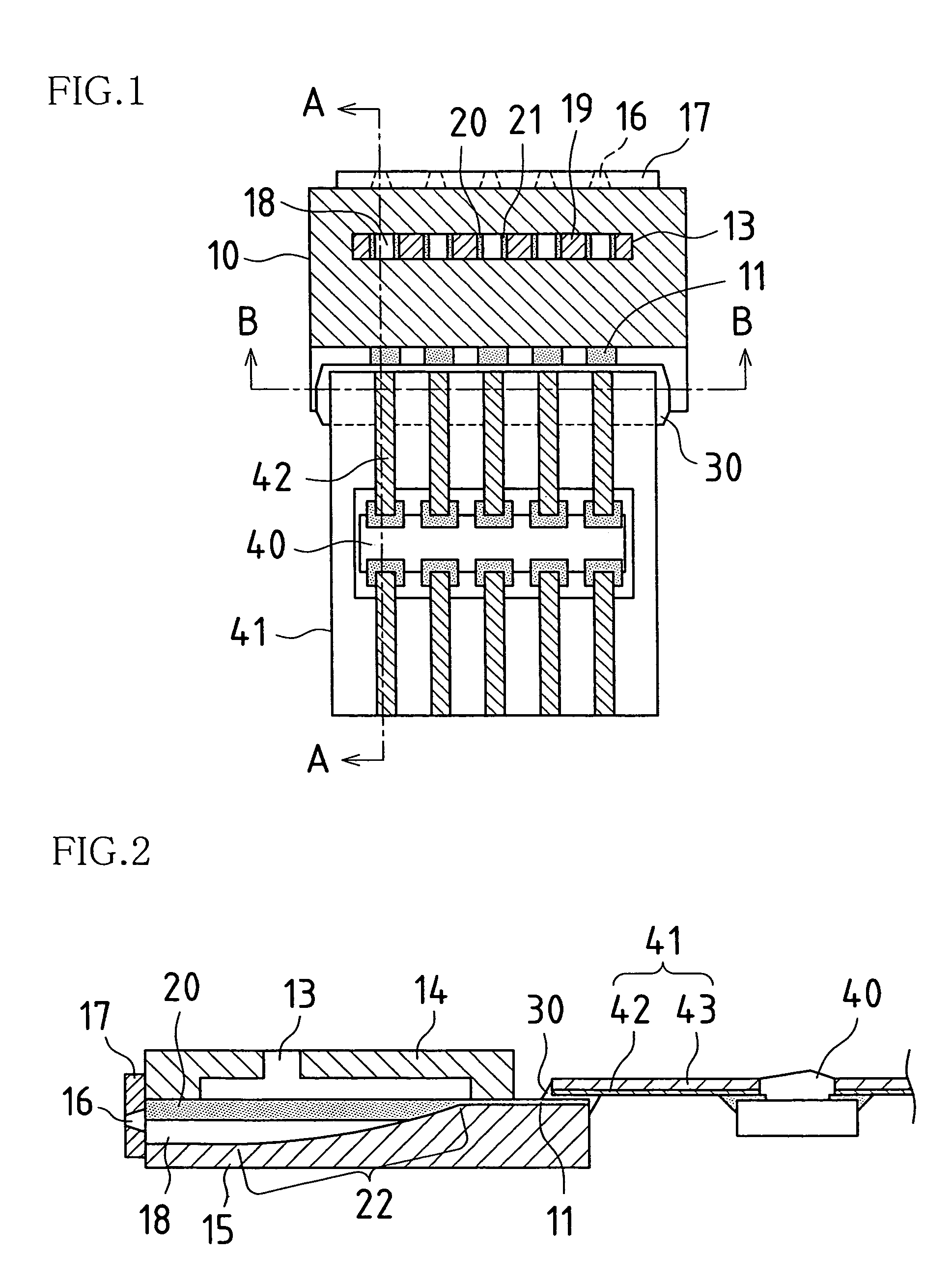 Circuit board electrode connection structure