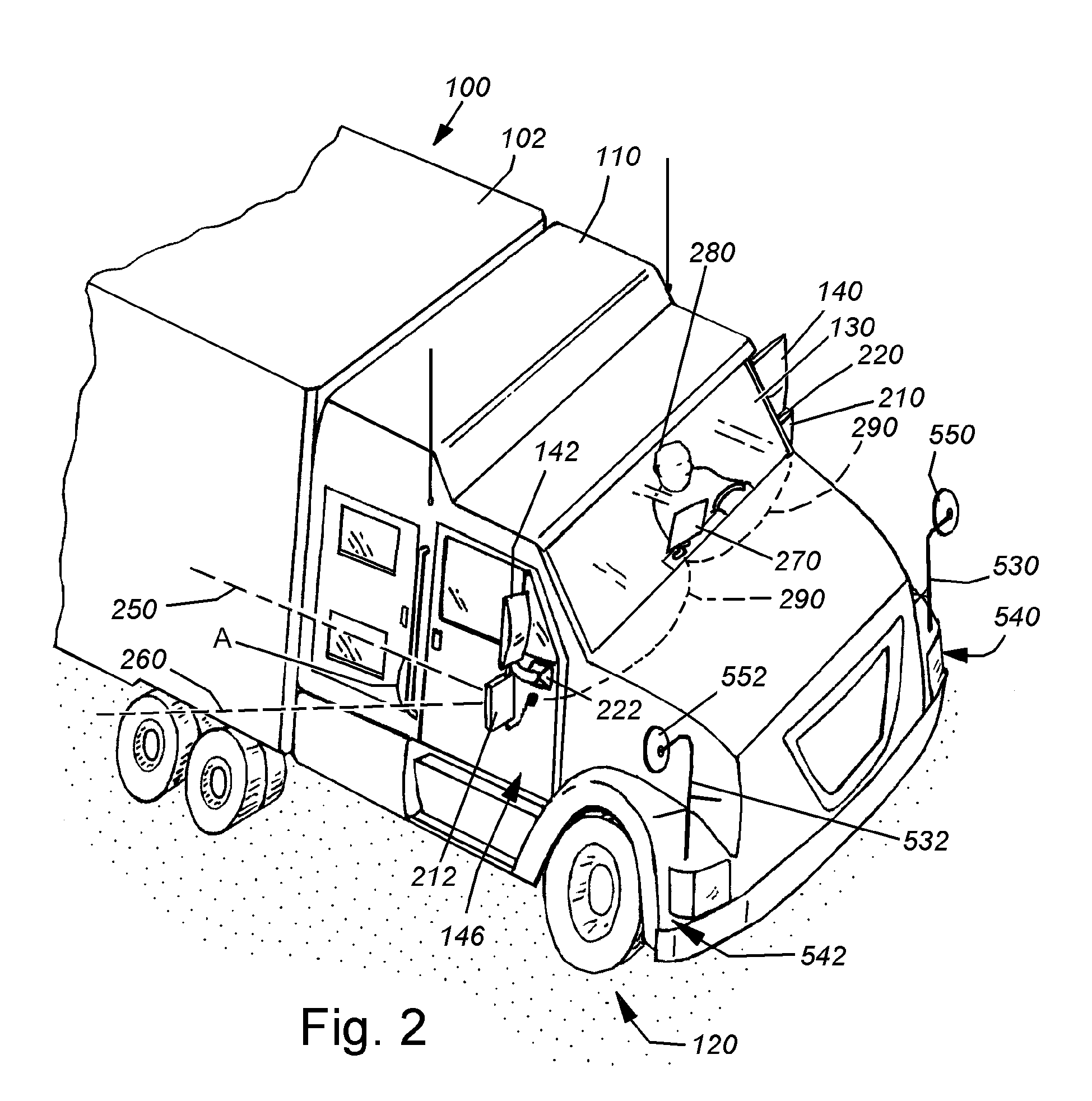 System and method for side vision detection of obstacles for vehicles