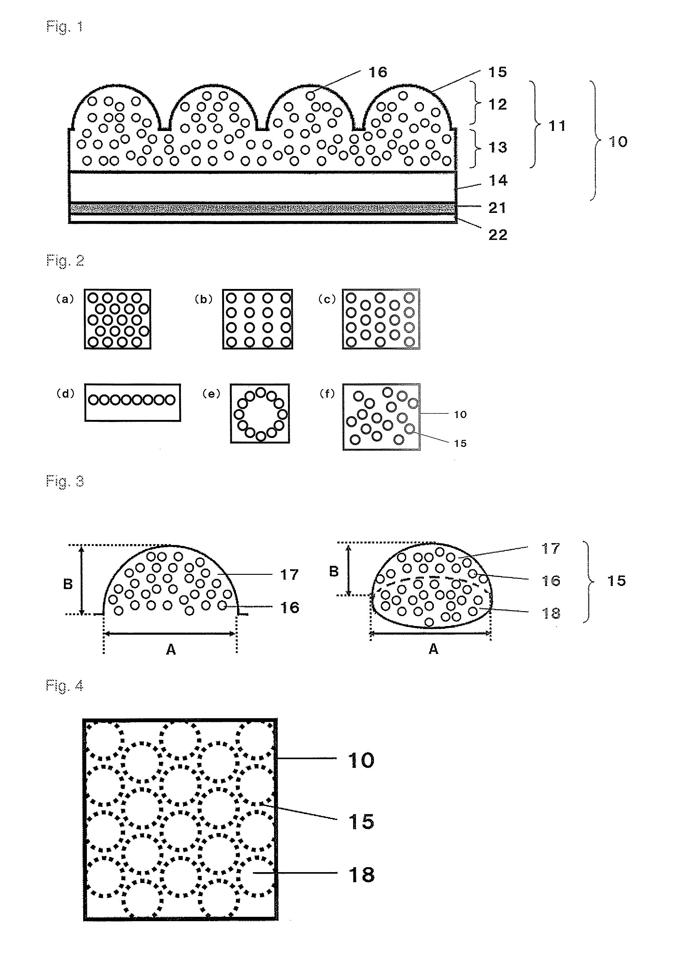Light Extraction Film for EL Elements, Surface Light Emitting Body, and Method for Producing Light Extraction Film for EL Elements