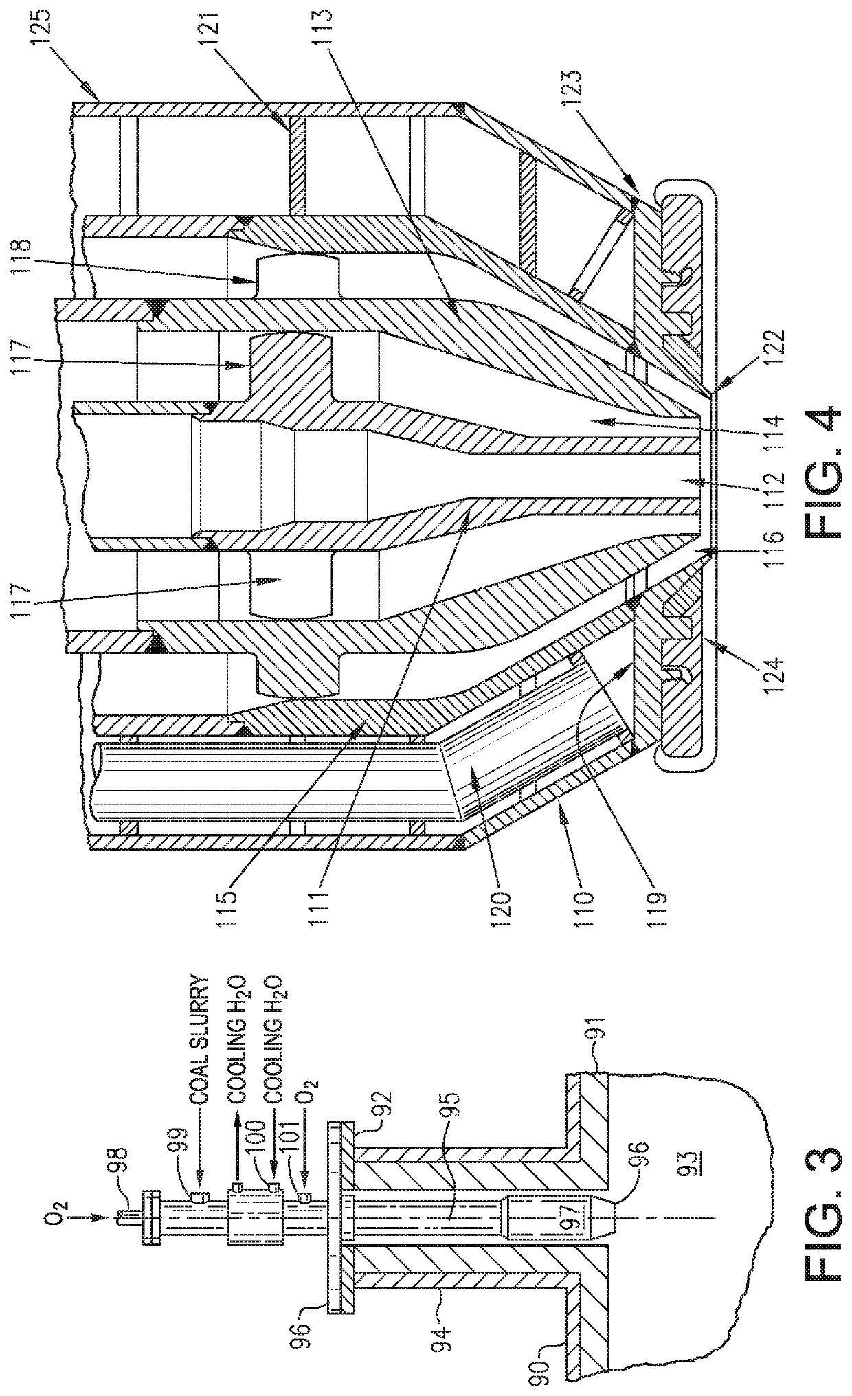 Gasification of plastics and solid fossil fuels to produce organic compounds