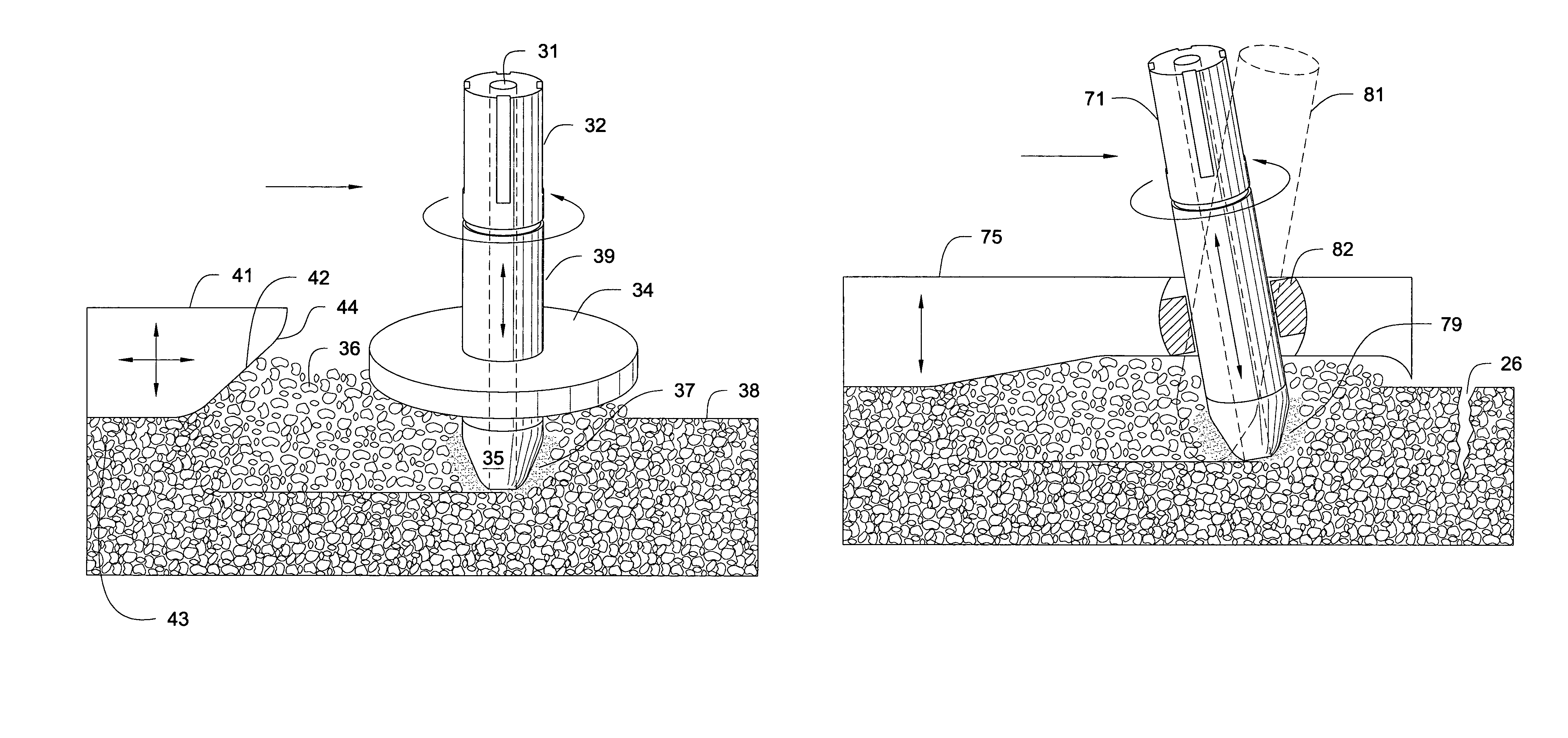 Apparatus and method for working asphalt pavement