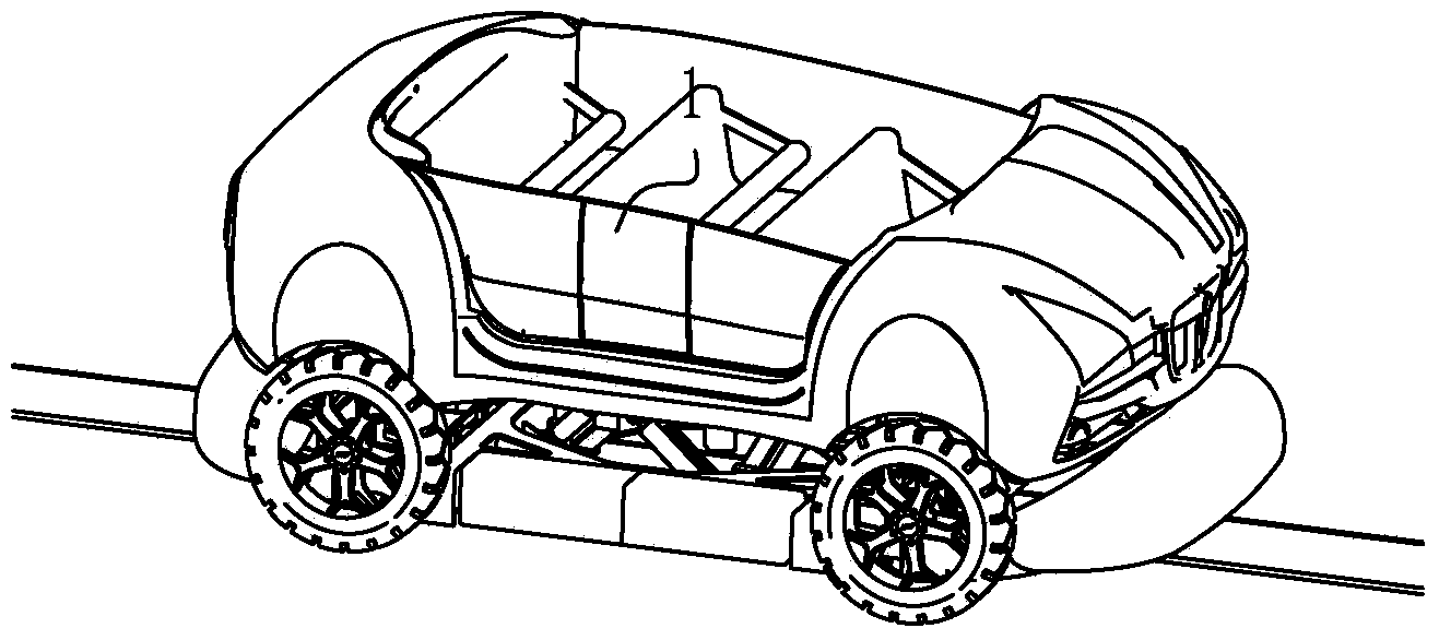 Door structure of cockpit of riding dynamic vehicle