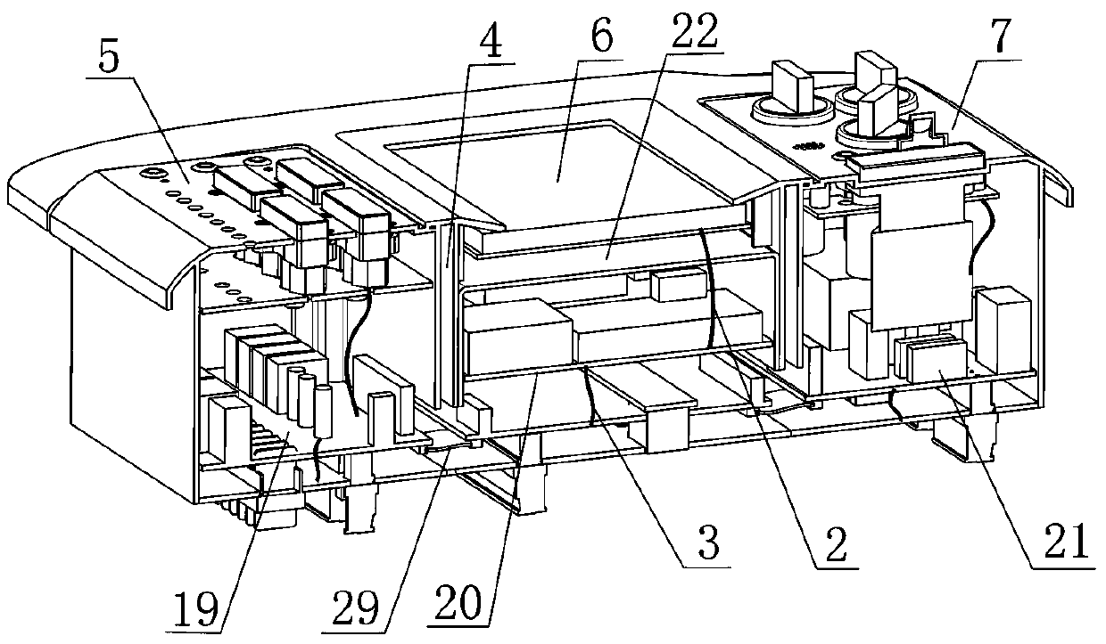 Secondary integration device of high tension switchgear