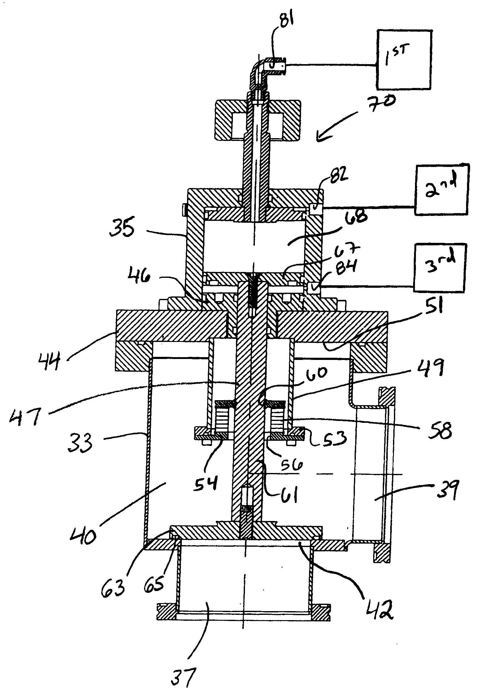 Multiposition angle valve