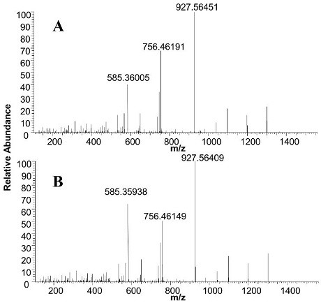 Method for quantitatively detecting melittin by liquid chromatography-tandem mass spectrometry