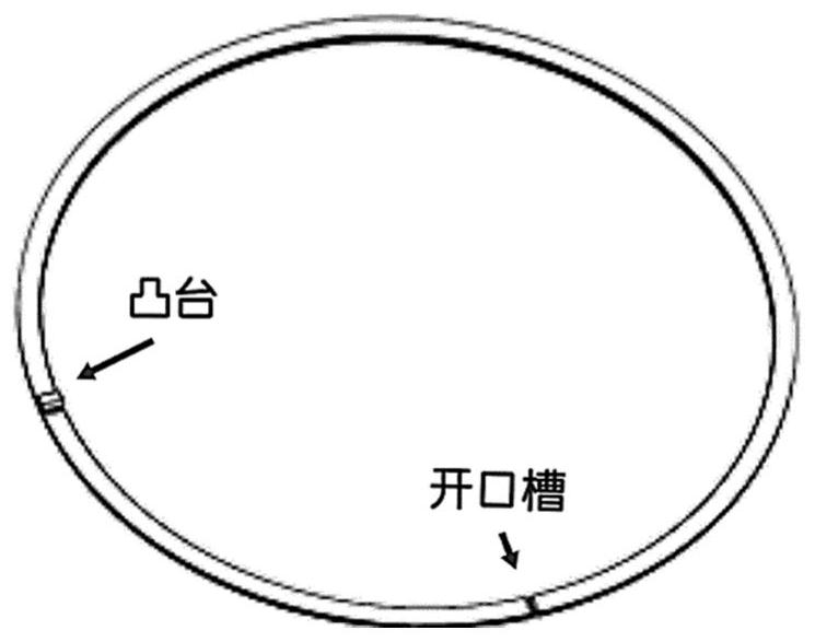 A processing method for a part with a raised ring structure with a boss structure