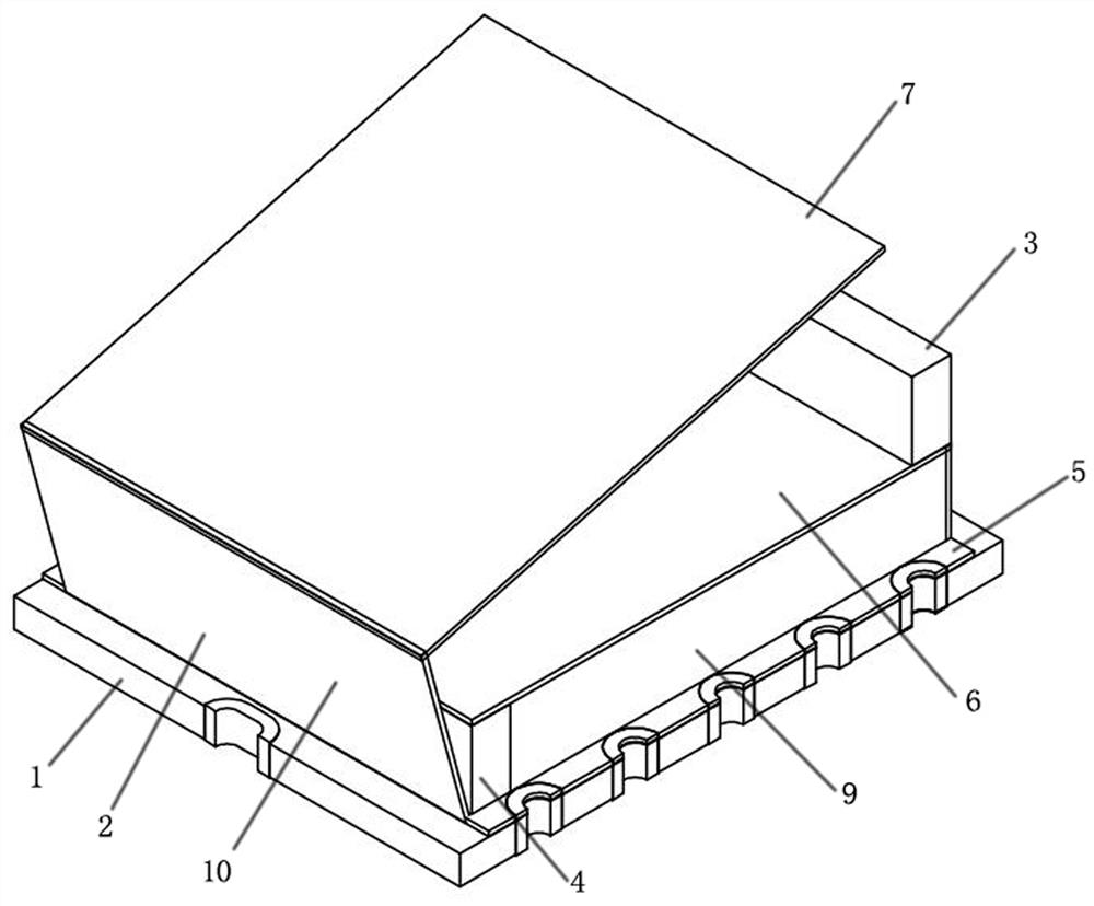 Folding circuit board structure with buffer function