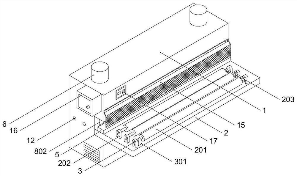 Plate shearing machine for metal processing