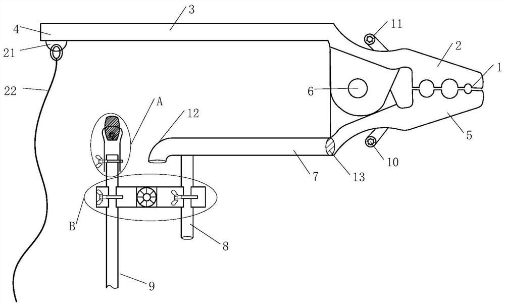 Portable high-altitude equipment measurement combination device and use method