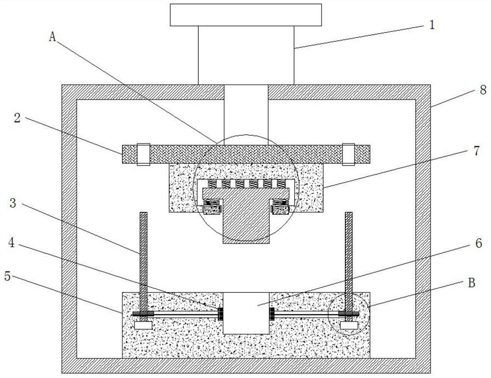 A sheet metal stamping die with a replaceable punch