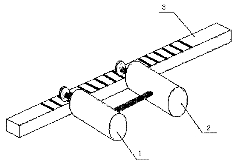 Double motor driven backlash eliminating device and backlash eliminating method