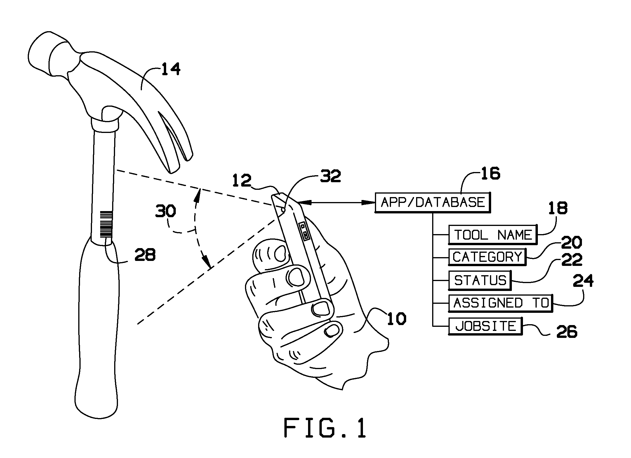 Method and system for tracking tools