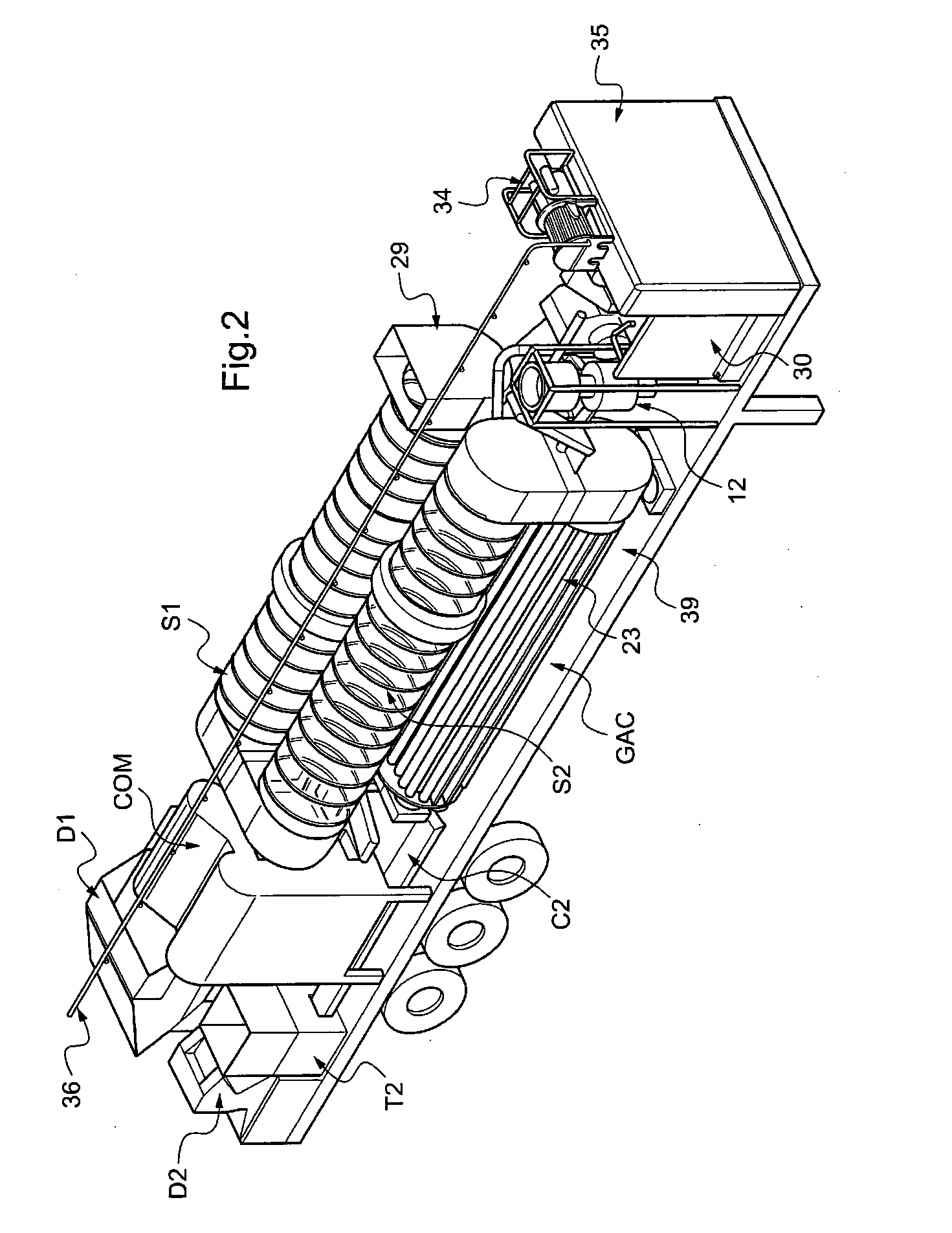 Equipment for producing granules from plants
