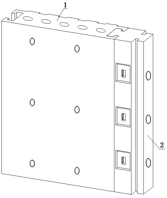 A prefabricated building easy to connect and fix assembly wall panel and installation method thereof