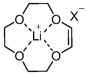 (Z)-1, 4, 7, 10-tetraoxocyclododecane-8-alkene lithium salt complex, preparation method and application thereof