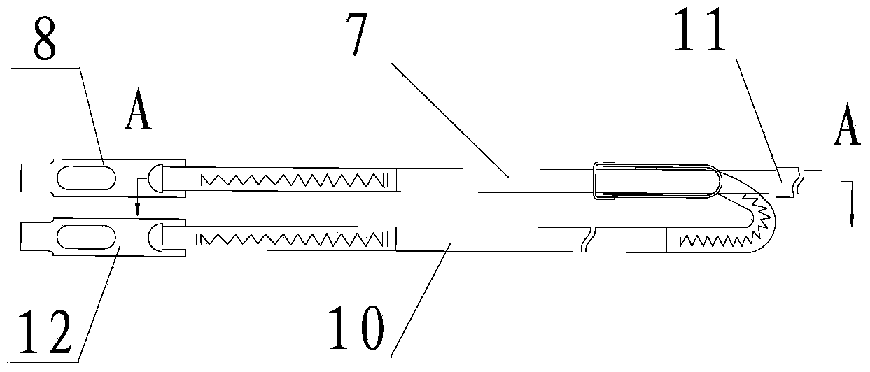 Lifesaving rope device and fixing, arranging and winding method of main lifesaving rope in rope kit