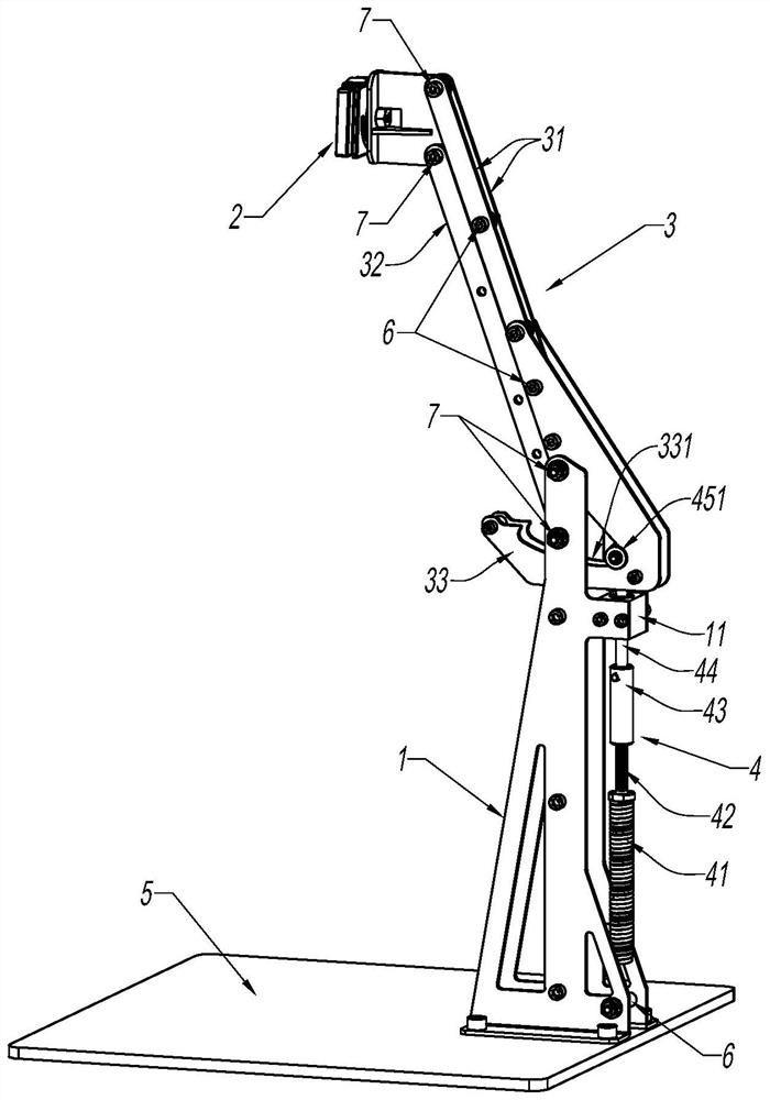 Steel structure displayer support