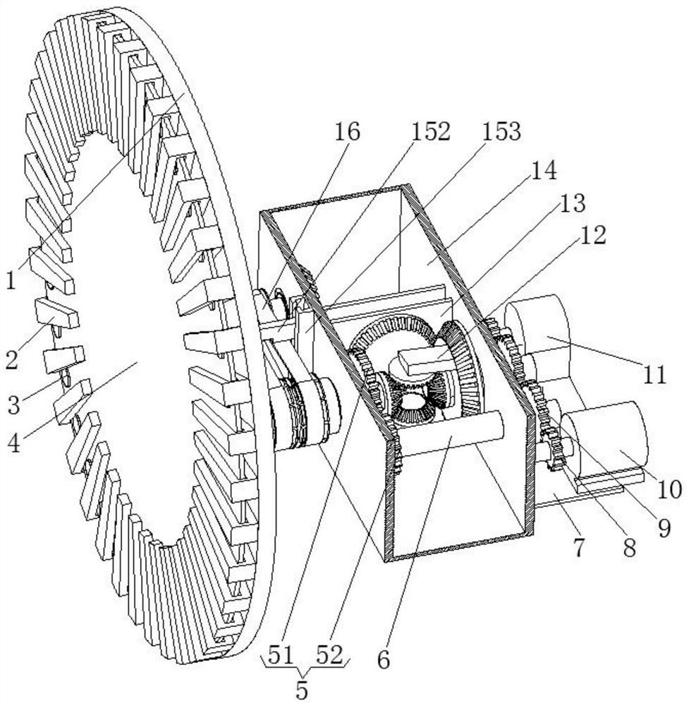 Power generation equipment for generating power by using permanent magnet acceleration motor