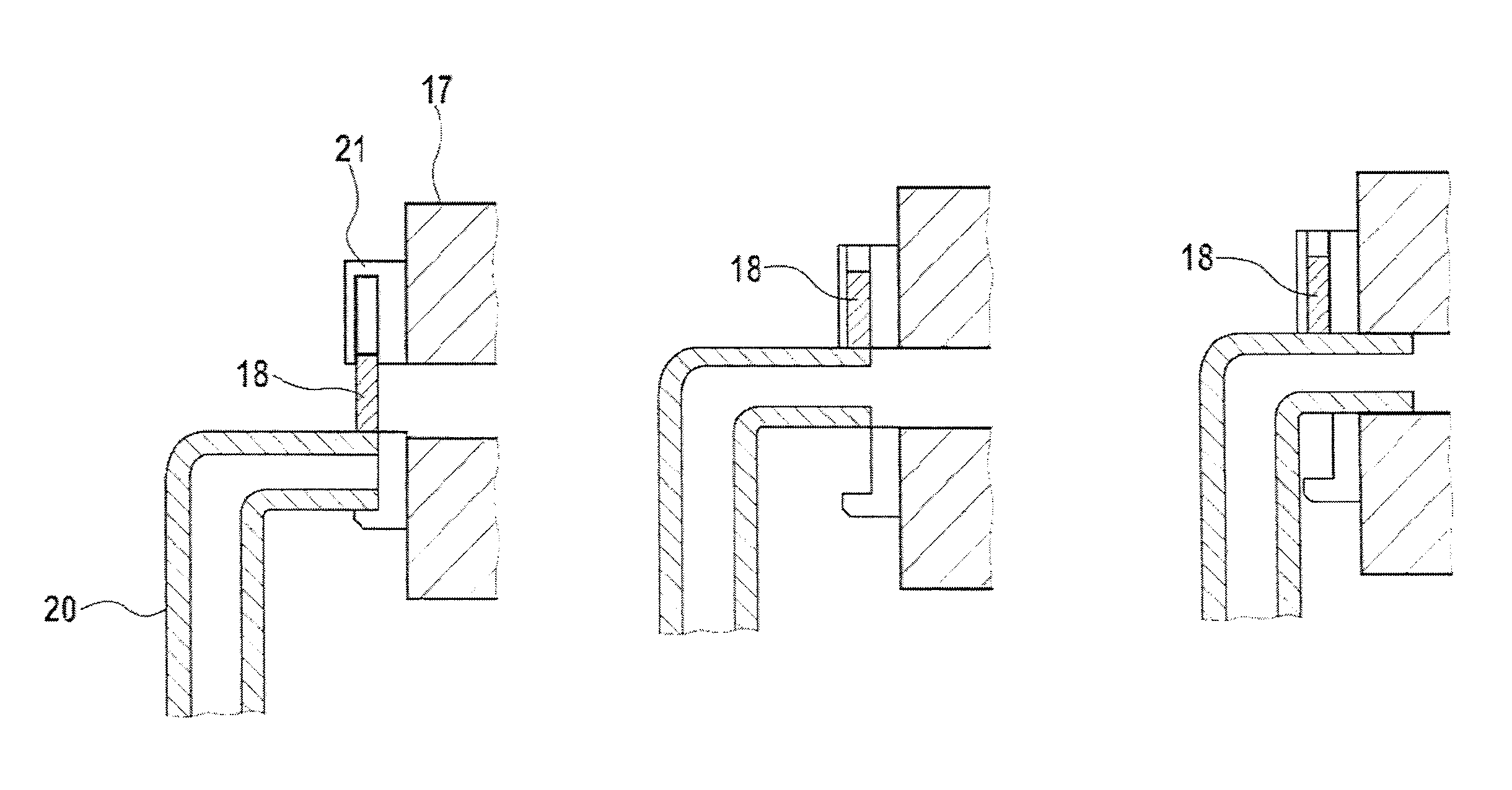 Device for the adsorption treatment of a fluid or fluid stream