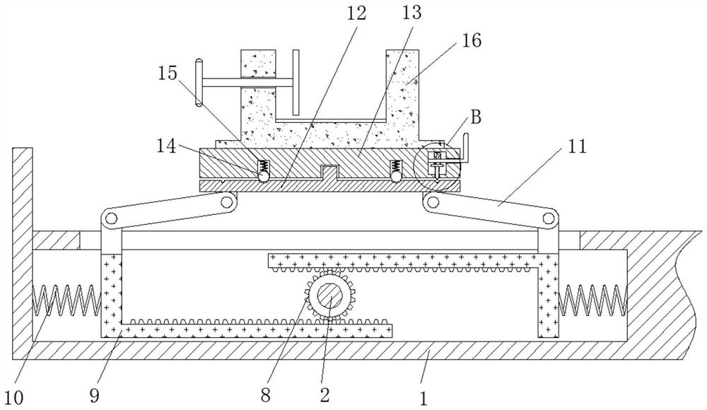 Mechanical and electrical professional practice operation working table based on ratchet wheel locating principle