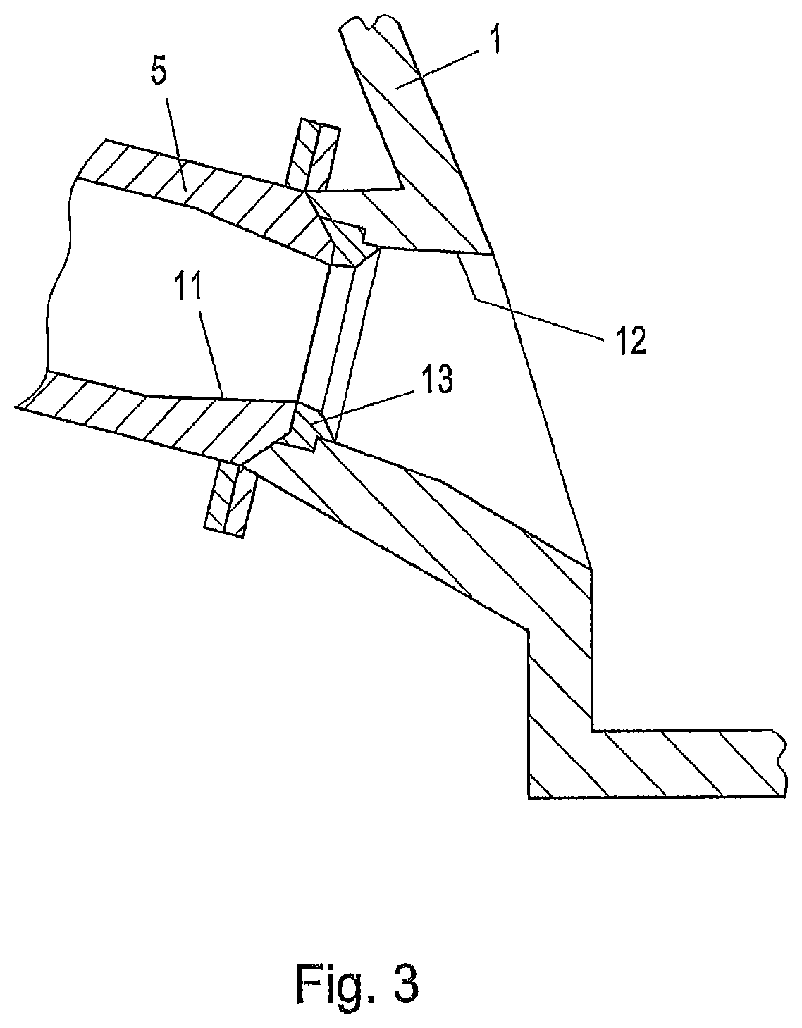 Device for conveying fuels into a gasification reactor