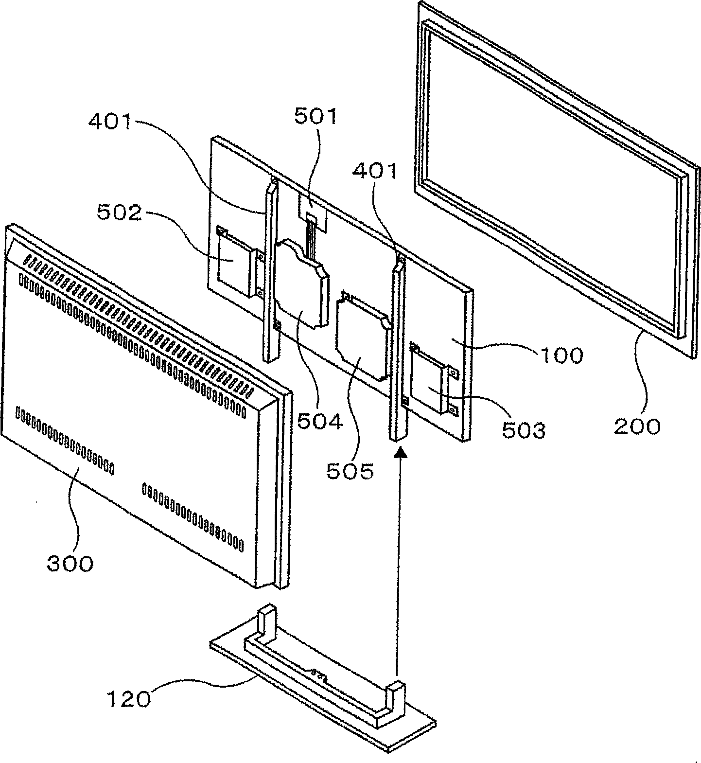 A display apparatus for displaying an image