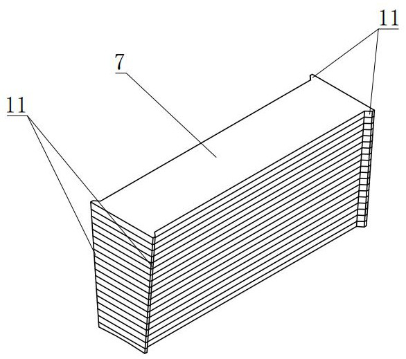 Stator for birotor power generator and manufacturing process thereof