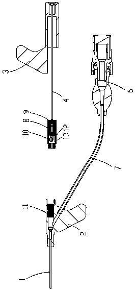 Safety-type venous indwelling needle