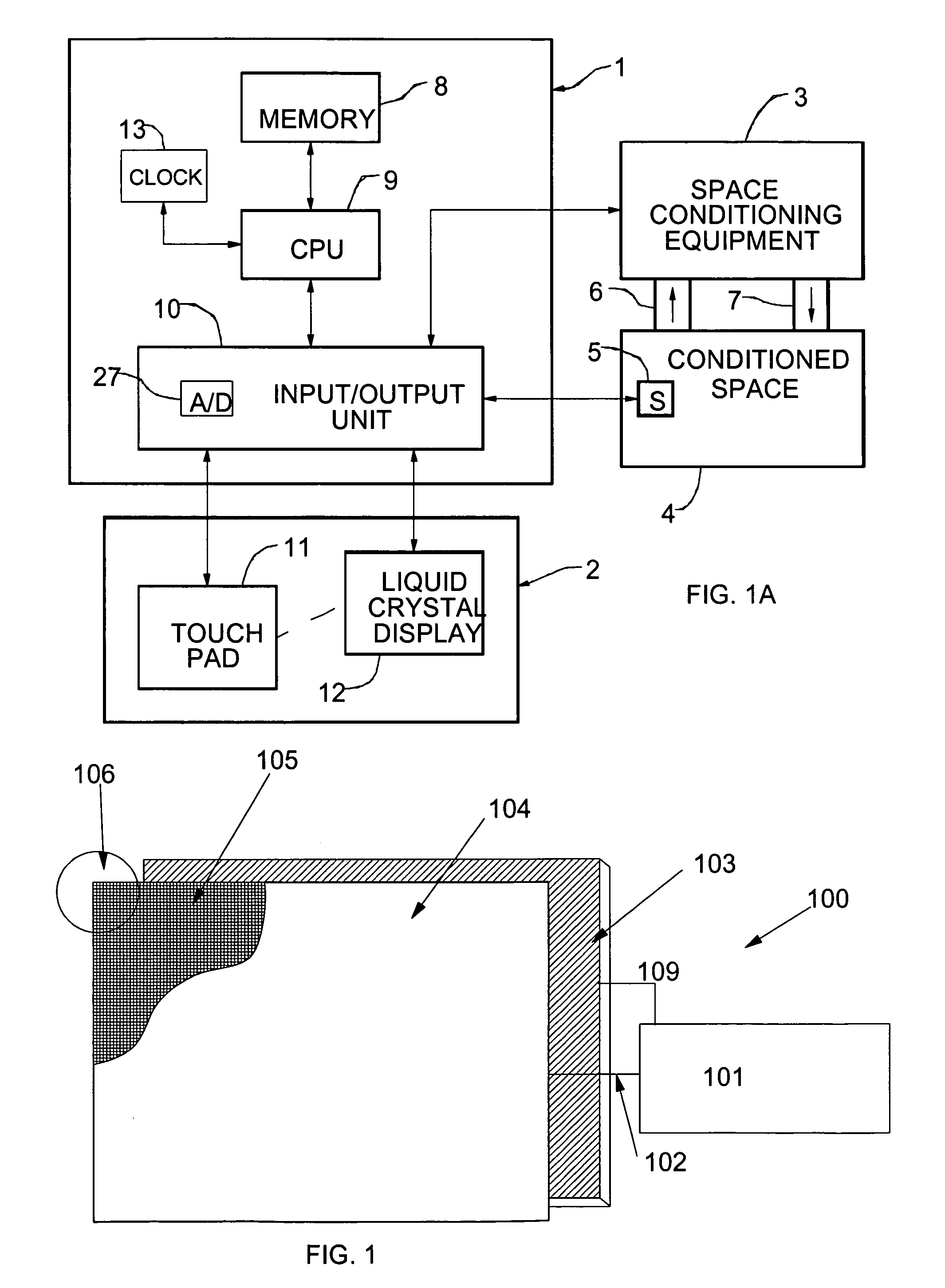 Programmable thermostat incorporating a display screen selectively presenting system modes that includes a simple mode