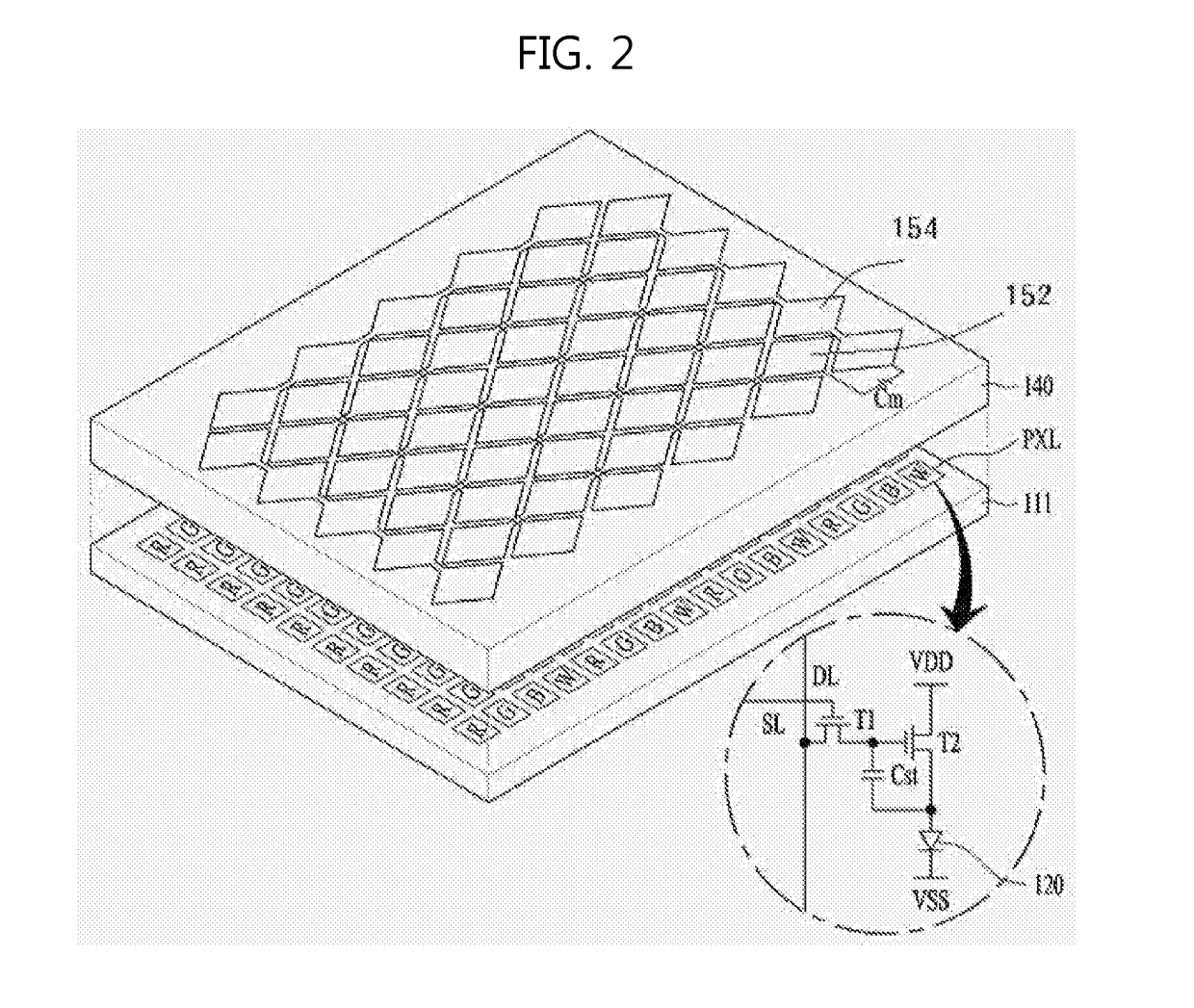 Organic light-emitting display device having touchscreen and method of manufacturing the same