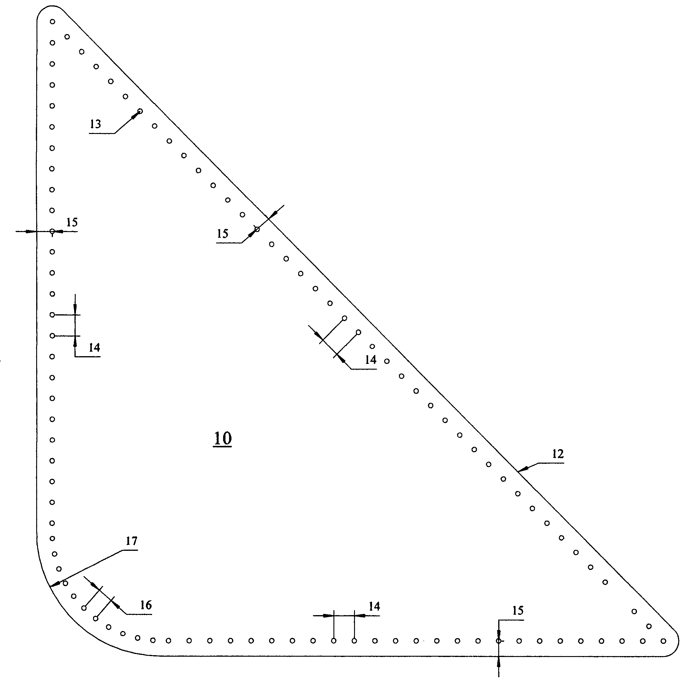 Template and method to prepare various fabrics to receive a decorative edging