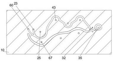 Dyeing and drying device for chemical fiber production