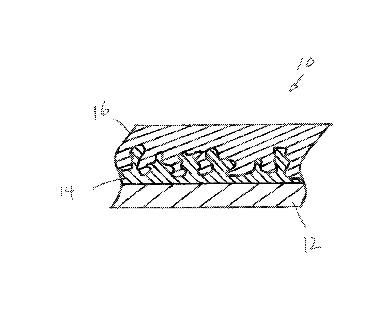 Self-lubricating thermoplastic layers containing PTFE additive having a polymodal molecular weight