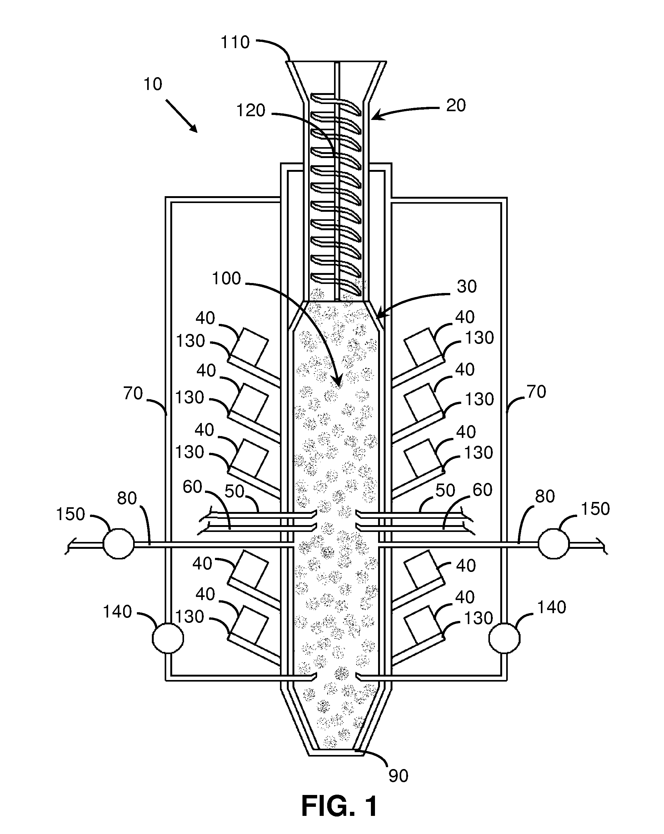 Method and apparatus for plasma gasification of carbonic material by means of microwave radiation