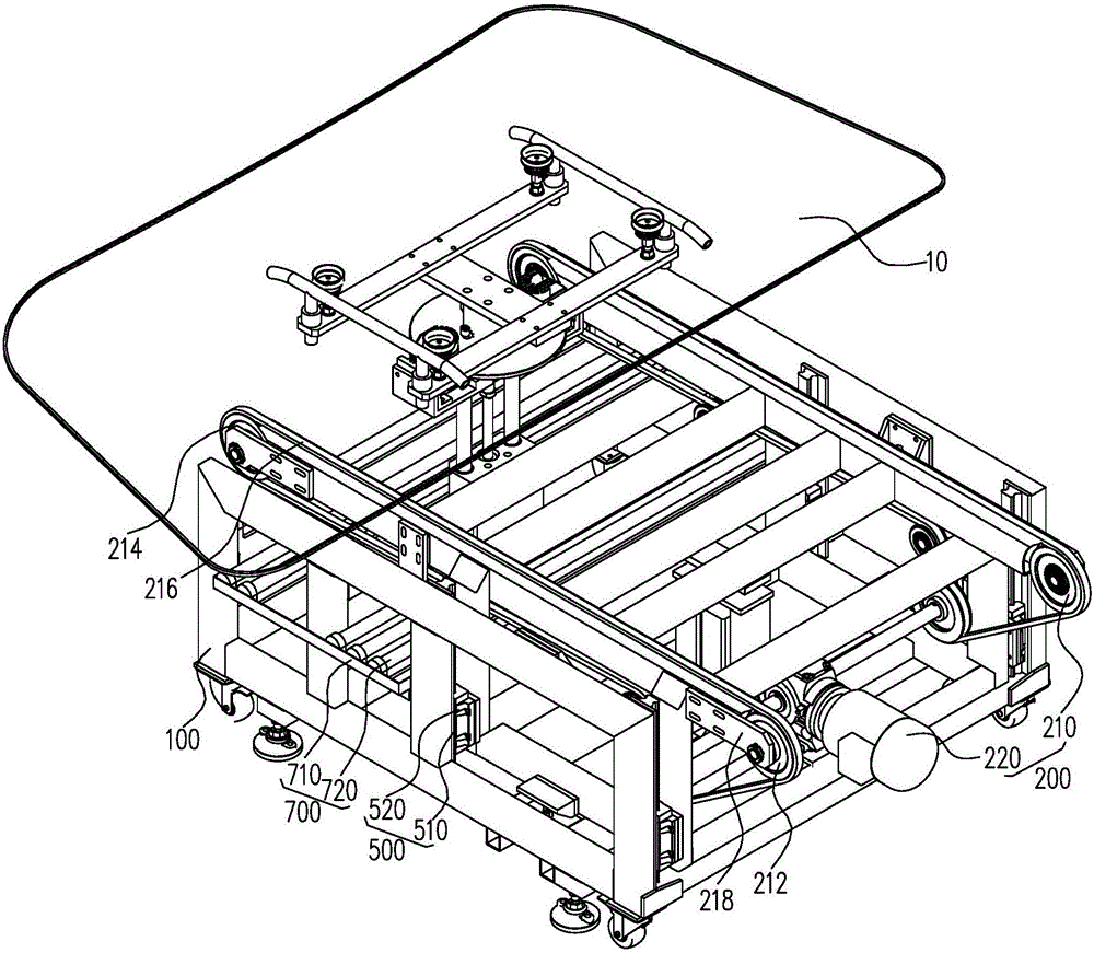 Laminated glass on-line trimming device and method