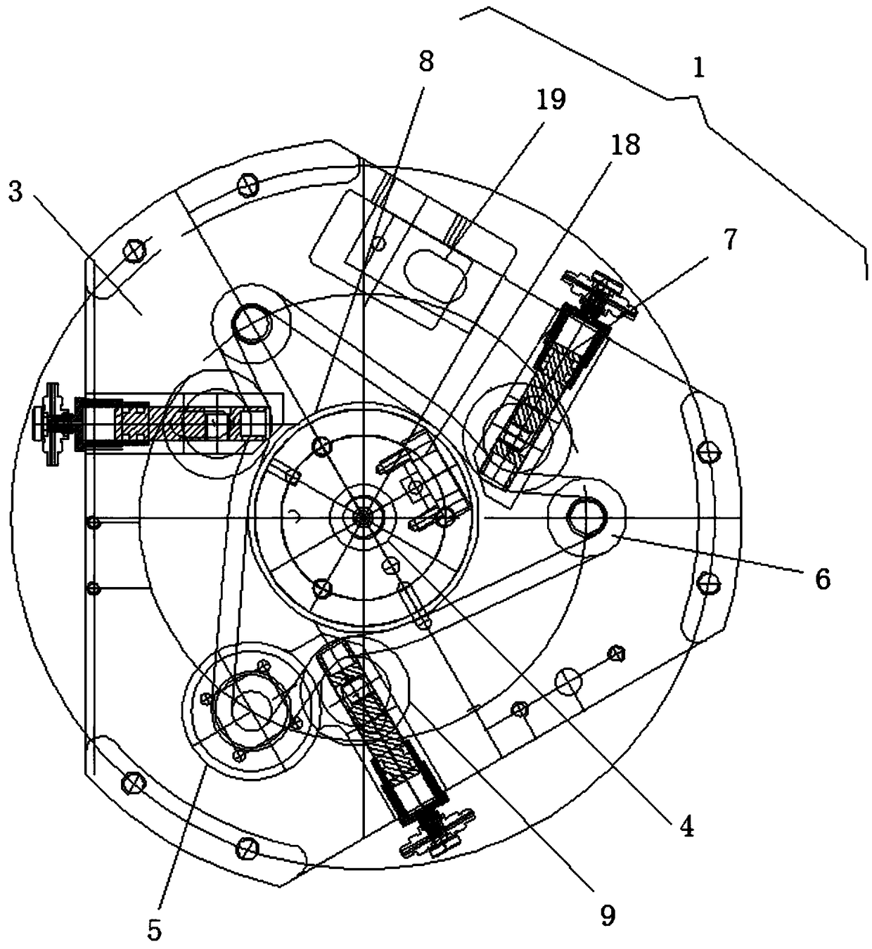 Full-automatic piston type pressure gauge