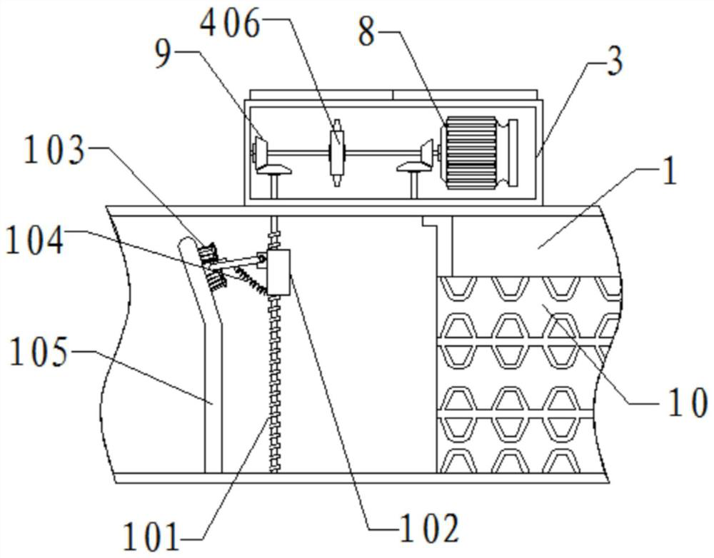 Separator applied to deep sea oil drilling and provided with anti-erosion structure