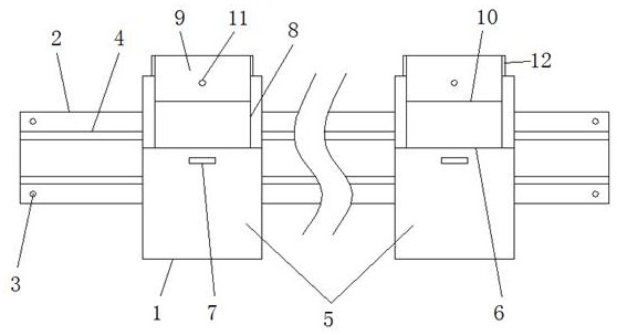 Linkage type auxiliary clamping and fixing device for pipeline laying