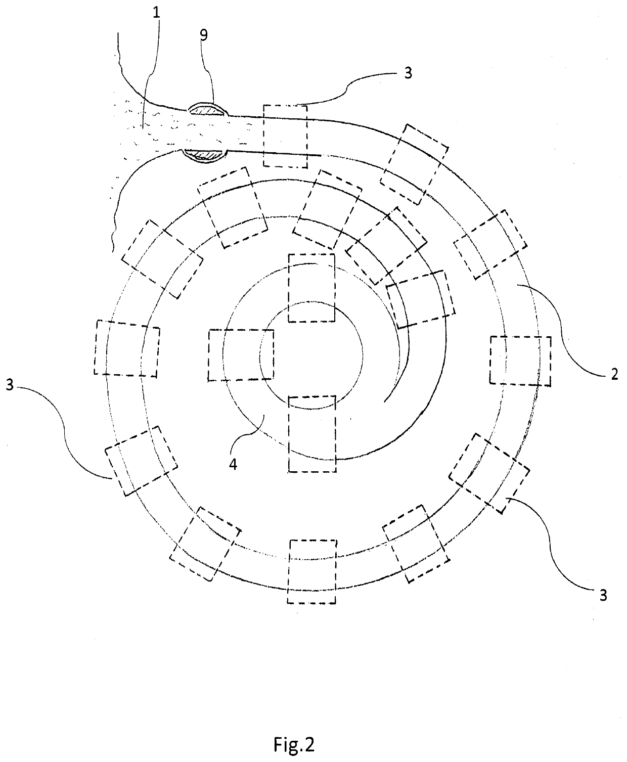 Method and apparatus of extracting energy from water waves to generate electric power