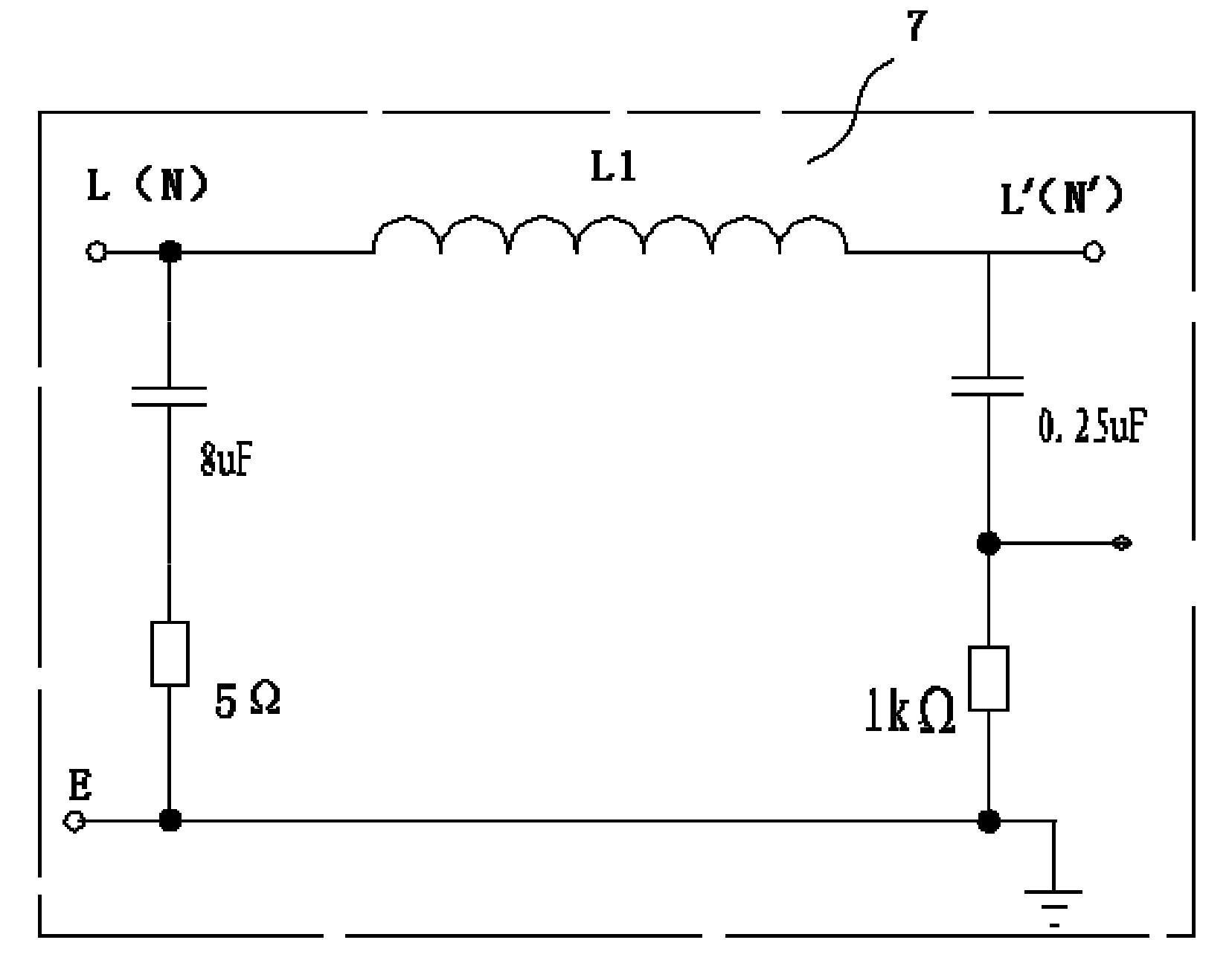 Line impedance stabilization network for medium-frequency power supply and design method thereof