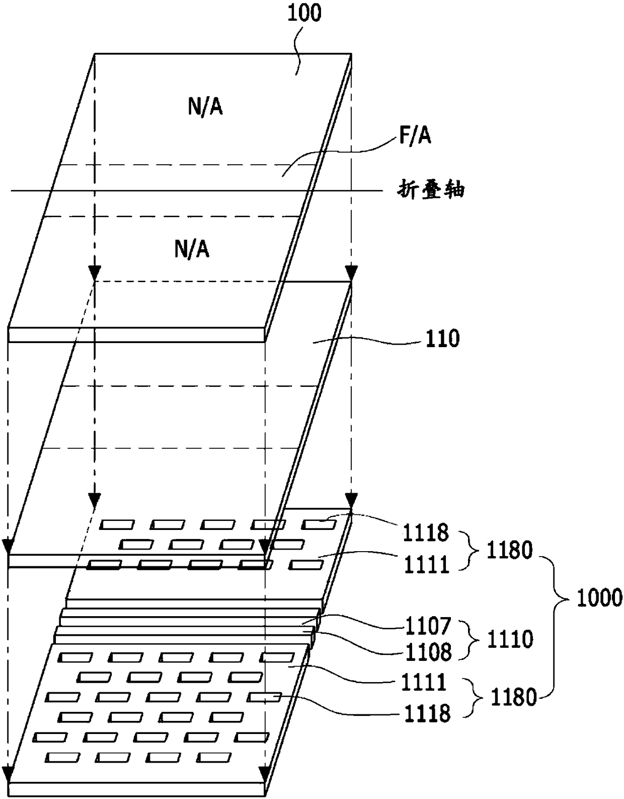 Foldable display device