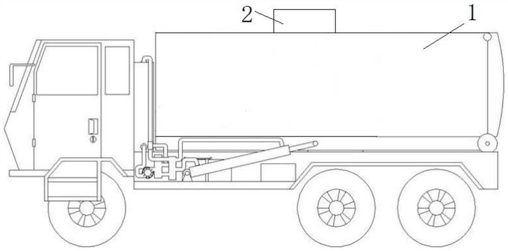 Compression type garbage truck