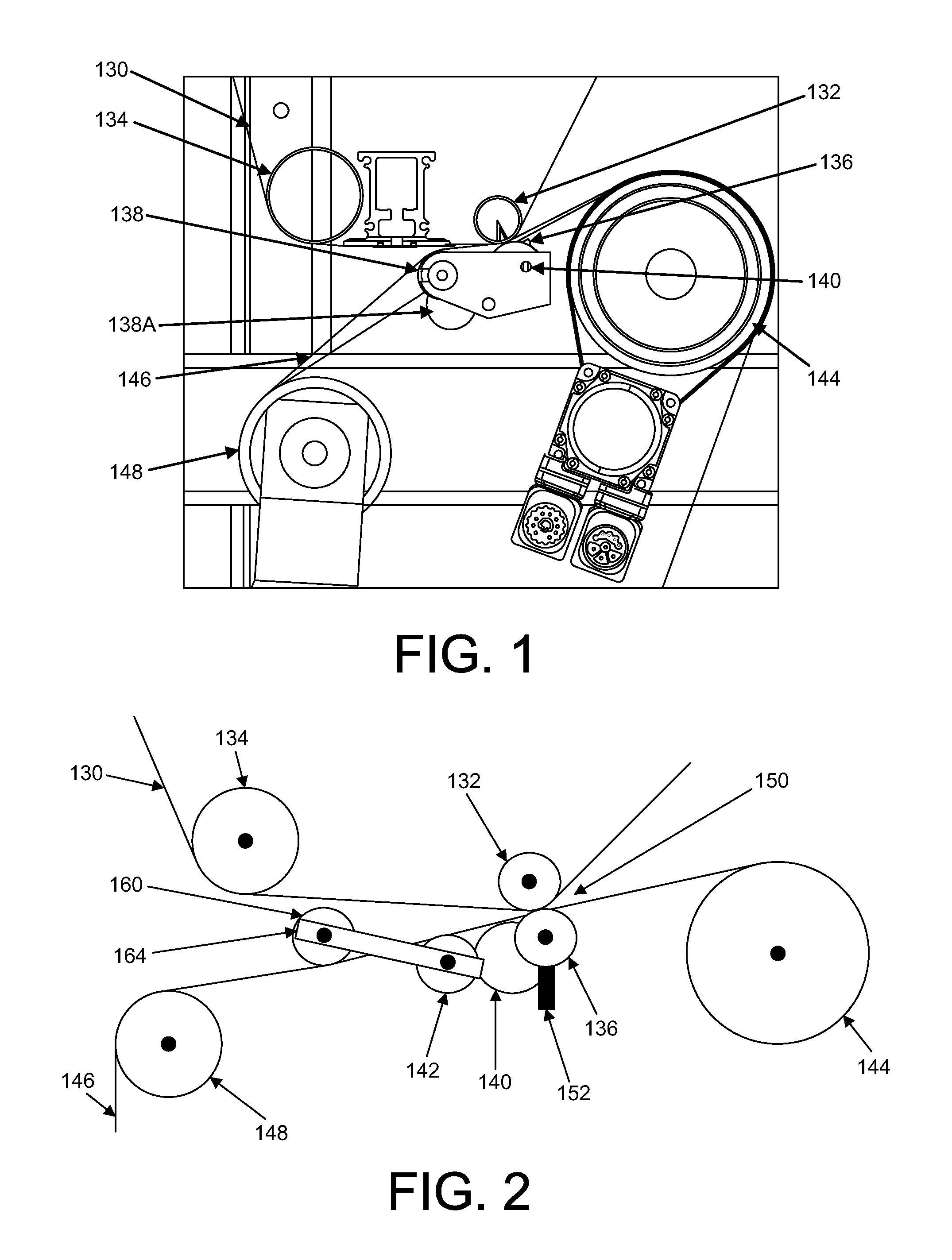 Web feed system having compensation roll