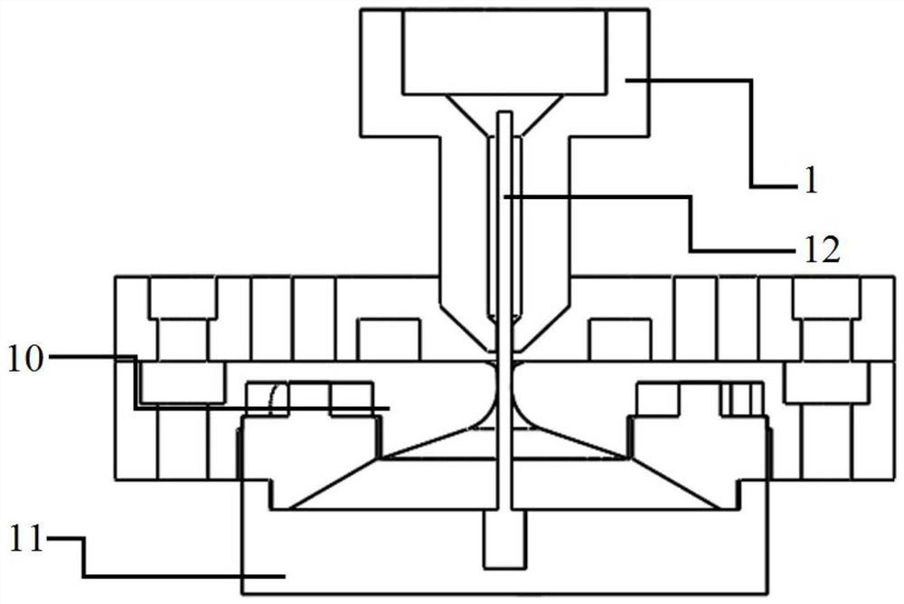 A metal powder preparation device