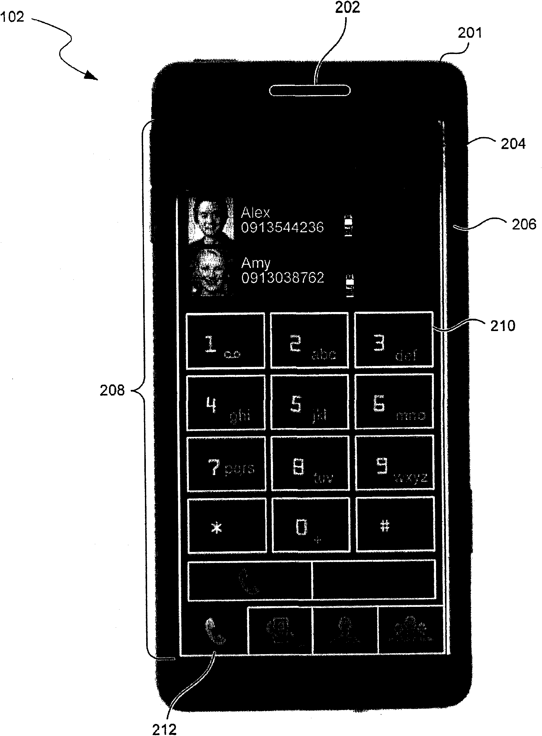 Mobile device interface with dual windows