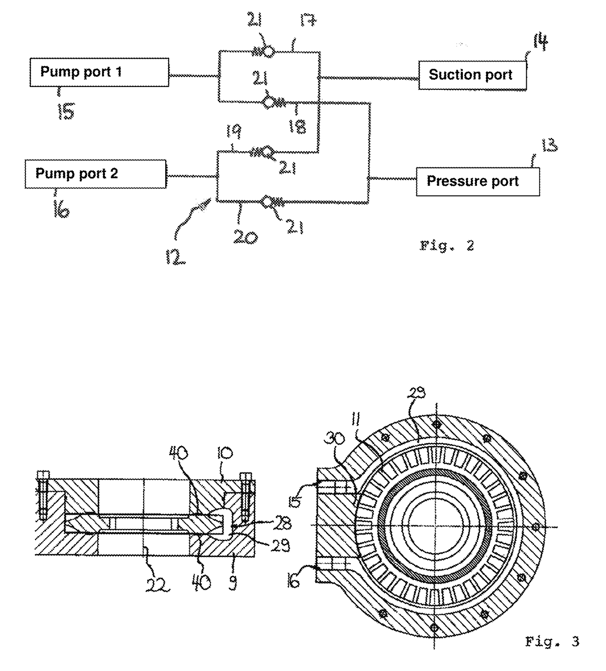 Drive device with circulation filtering