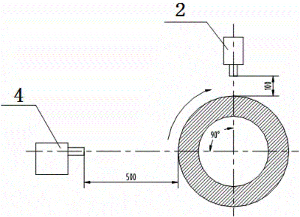 Flame remelting device for valve ball core