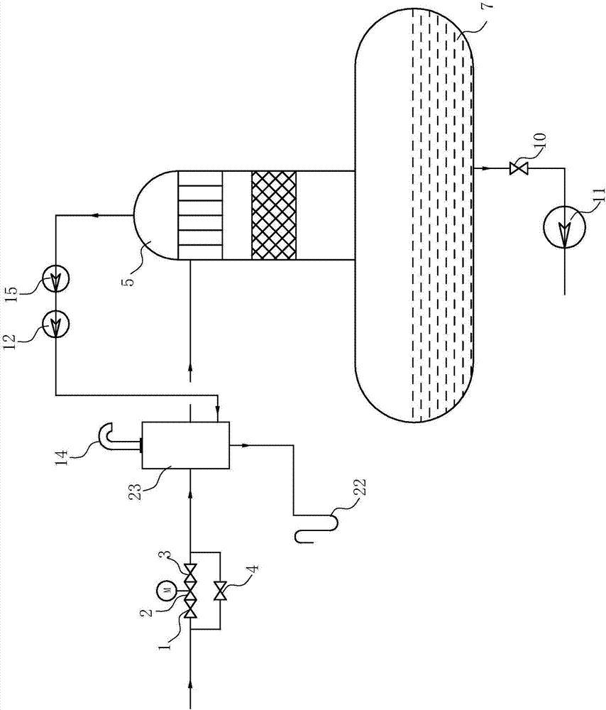 Heat regeneration type vacuum deaerator