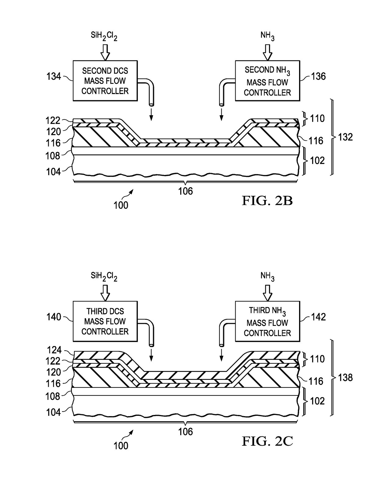 Silicon nitride process for reduction of threshold shift